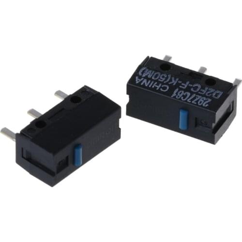 2Pcs Original OMRON D2FC-F-K (50m) Blue Dot Mouse Micro Switch