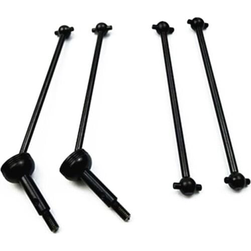 4Pcs Front CVD Universal Drive Shaft & Rear Dog Bone for Wltoys 144001 124019 LC RACING RC Car Parts Accessories