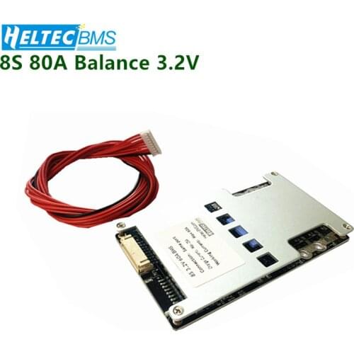 BMS 8S 80A BMS 29V 25.6V 18650 Balance Board for 3.2V LifePO4 Battery protection board