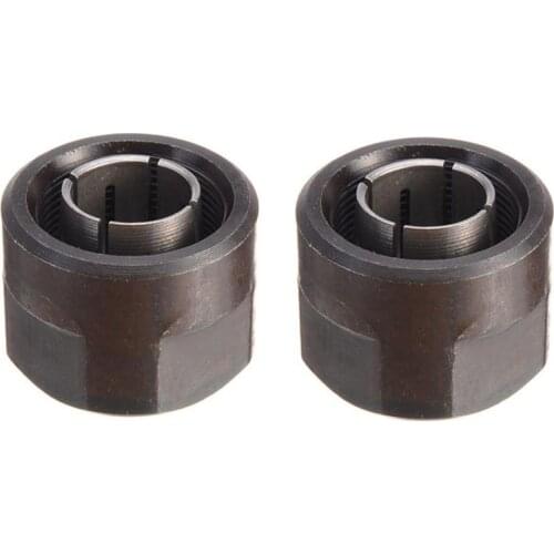 2Pcs Collet 1/2Inch 12.7mm 12mm Durable Router Collets for HITACHI 23421 M12VE M12VC M12V2 M12SE M12SA CNIM Hot
