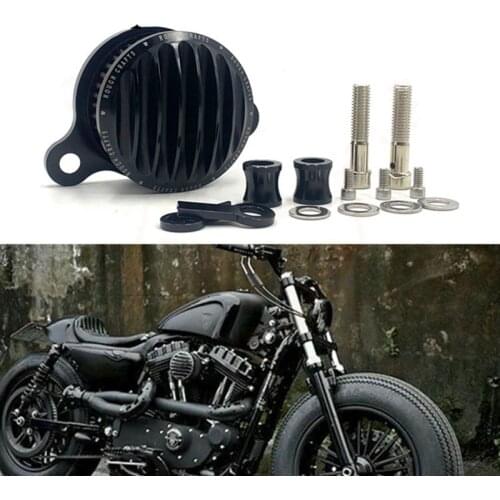 Black Air Filter Motorcycle Intake Air Cleaner System For Harley Sportster XL Iron 883 XL1200 48 72 2004-2014 Filtre a air moto