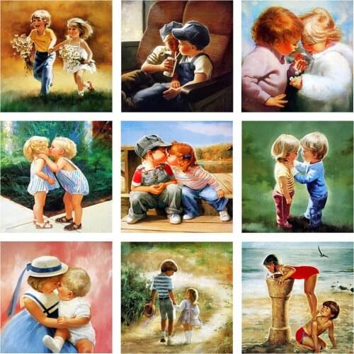 Childhood Diamond Painting Full Square Drill Kids Rhinestones Pictures Diamond Embroidery Sale Children Cross Stitch Mosaic Gift