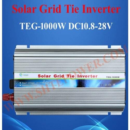 Dc to ac pure sine wave 12v to 220v grid tie solar inverter 1000w
