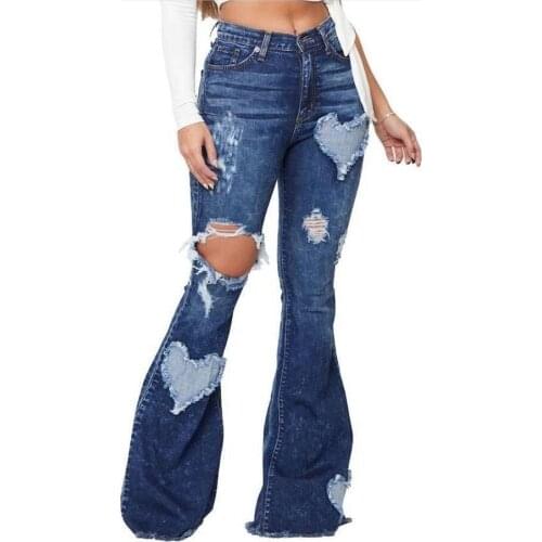 JCLOTHZI Women's Flared Jeans