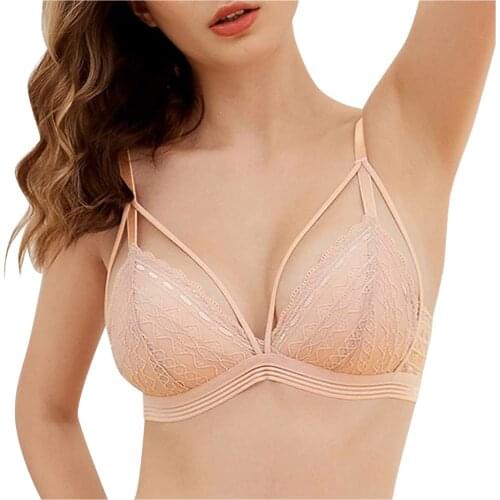 New Thin Bra Briefs Set Women Push Up Brassiere Fashion Tank Top Underwear Sexy Ice Silk Panties Female Sexy Comfortable Bra