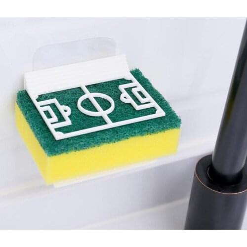 Creative Football Field Modeling Layout Rack Kitchen Sink Drainer Rack Sponge Wipe Storage Rack Household Storage Tool Organizer