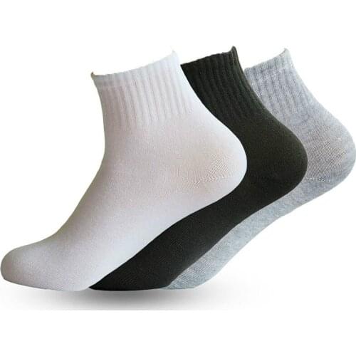 2/3/4/5pairs Mens Socks Short Winter Warm Business Unisex Socks Ankle Cotton Women Socks for Male Female Breathable Funny Socks