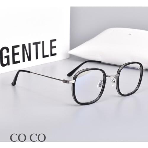 Korean GM Round Eyeglasses Frame Optical Frames Unisex Glasses COCO Retro Eyeglasses Prescription Men Women myopia frames
