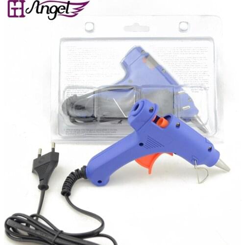 Wholesale 50pcs 20W Mini Electric Heating Hot Melt Glue Gun for Keratin Hair Extensions+EU/AU/US/UK Outlet