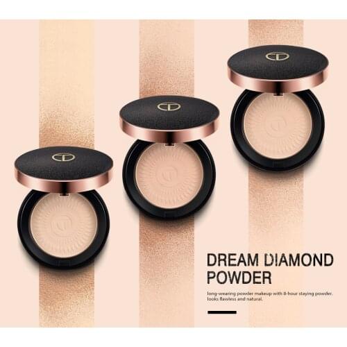 Face Powder Mineral Foundations Oil- Control Brighten Brighten Brighten Brighten Brighten Make Up Pressed Powder