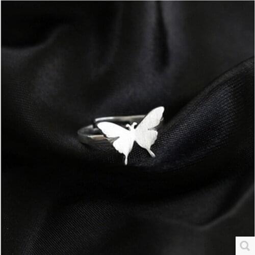 Luxury Brand Butterfly Rings For Women Wedding Statement Jewelry Valentines Gifts Lover Finger Ring aneis bague femme