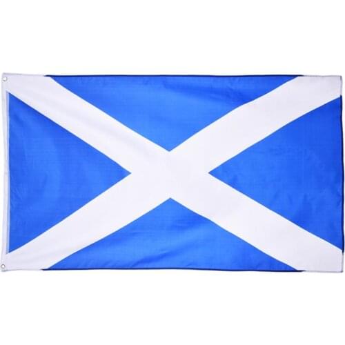 3x5ft Scotland White Cross Flag Saint Andrew Banner Saltire Scottish Pennant High Quality Scottish Flag Scotland National Flag