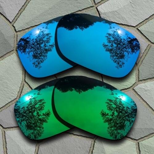 Sky Blue&Jade Green Sunglasses Polarized Replacement Lenses for Oakley Twoface