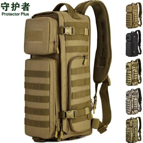 Tactical Backpack Protector Plus X213 Nylon Sports Bag for 2L Water Bag Camouflage Military Trekking Pack Outdoor Hiking Bag