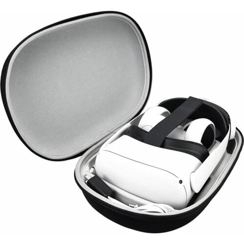 VR EVA Cloth Backpack Travel Bag Storage Bag VR Headset Built-in Custom Case For Oculus Quest 2 Earphones Accessories Handheld