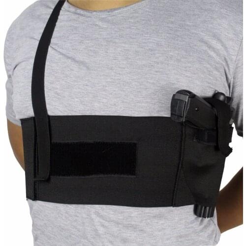 Universal Tactical Armpit Band Pistol Holster Abdominal Waist Holster Handgun Pouches Deep Concealment Shoulder Holster