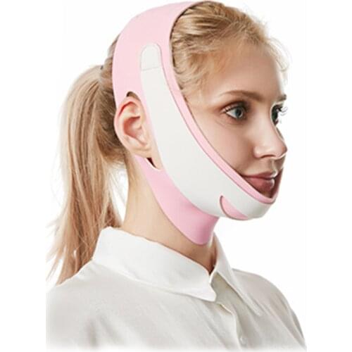 V Line Shaper Facial Slimming Elasticity Bandage Face-lift Sleep Relax Shape Lift Band Reduce Double Chin Face Massage Band