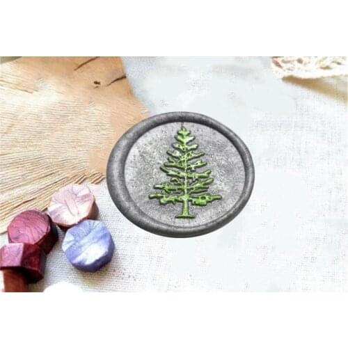 Christmas tree Wax Seal Stamp Custom Wedding Stamp-tree wax seal stamp kit- wedding invitation wax stamp set