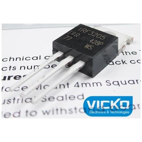 [YK]10pcs free shipping IRF3205 IRF3205PBF MOSFET MOSFT 55V 98A 8mOhm 97.3nC TO-220 new original switch