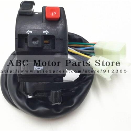 110-250cc four wheeled off-road ATV spare parts motorcycle performance accessories left five-function switch Assembly Choke