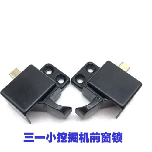 Sany excavator parts Original front window lock 55 60 65 75 front glass window lock Shift window lock Glass buckle