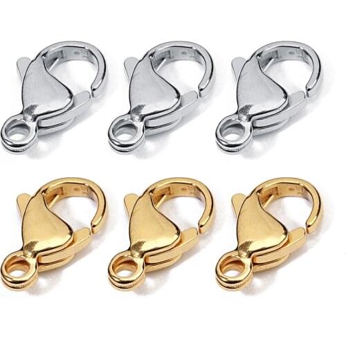 5Pcs/lot The Latest Stainless Steel Lobster Clasp Accessories DIY Accessories Connection Buckle