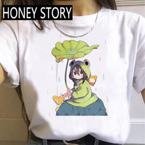 Women Kawaii Bakugou Japanese Anime My Hero Academia T Shirt Cartoon Unisex Boku No Hero Academia Todoroki Graphic Tees Female