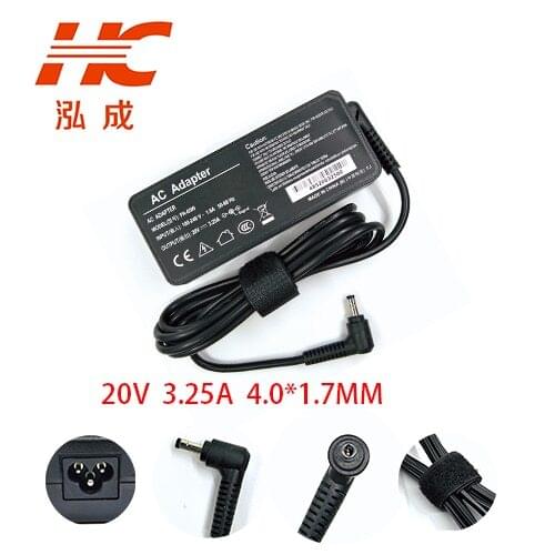 PA-65W 20V 3.25A 4.0*1.7mm ADLX65CDGE2A AC Adapter Charger For LENOVO YOGA 710 510 5A10K78753 01FR142 Power Supply Adapter