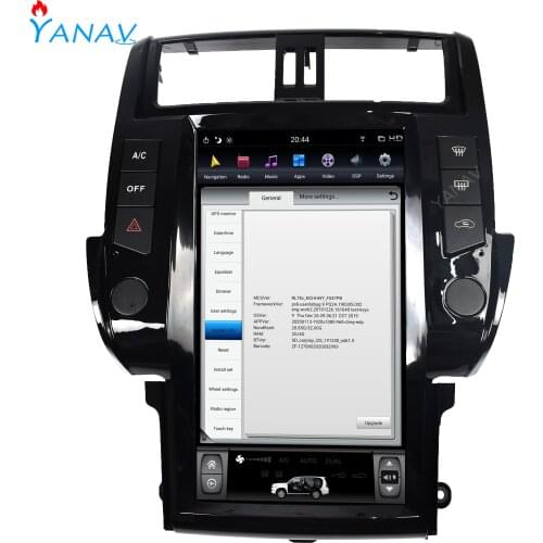 Car radio 2 din android stereo receiver for TOYOTA Land Cruiser Prado 2014-2017 tesla vertical Car GPS navigation video player