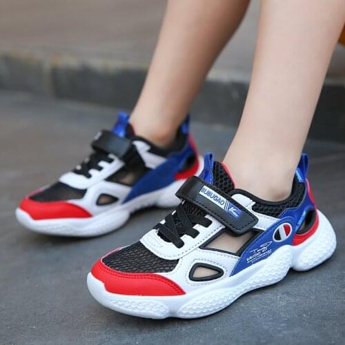 Childrens shoes 2021 summer new single-layer mesh breathable hollow frame shoes big kids childrens sports sandals
