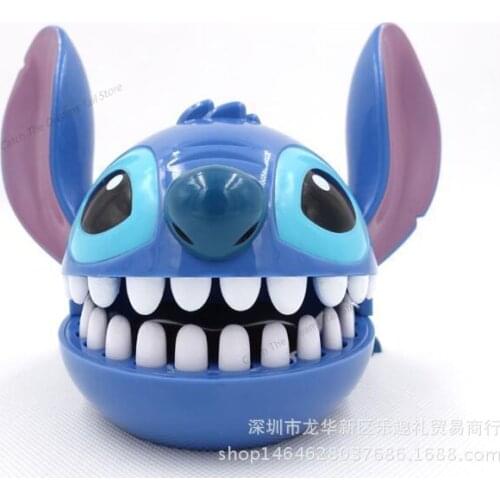 Disney Anime Stitch Star Trek Baby Stitch Press Teeth Biting Hand Biting Tricky Creative Game Hand Doing Toy Home School Game
