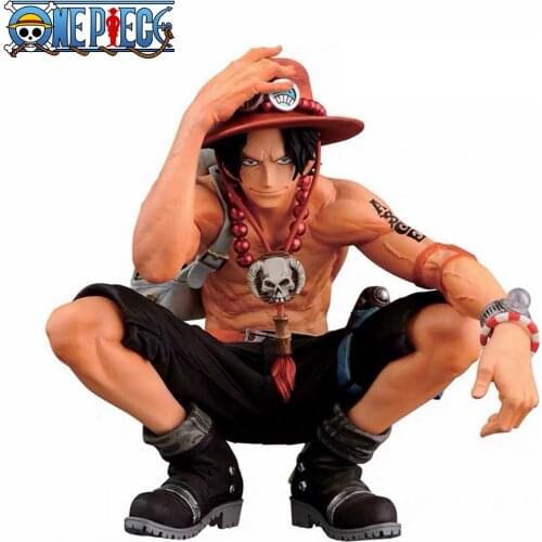 One Piece Action Figure Ace PVC 150mm Fire Devil Fruit One Piece Anime Collectable Model Toys