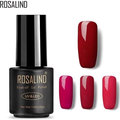 ROSALIND Gel 1S 7ML Classic Series Color Gel Nail Polish Acrylic for Nail Polish Art False Tips Extension Gel Varnish