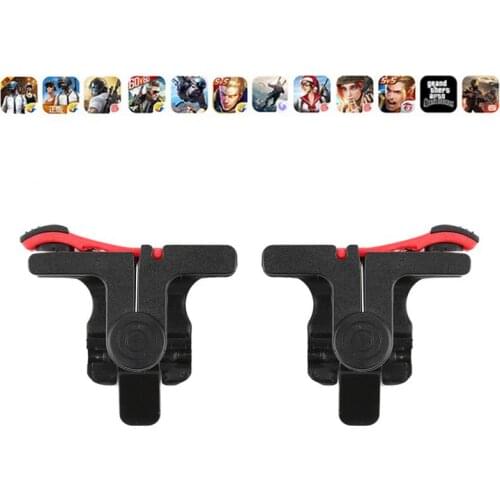 2pcs Mobile Phone Gaming Trigger Gamepad Retractable Button Handle For L1R1 Joystick Shooter Controller For IPhone Android Phone