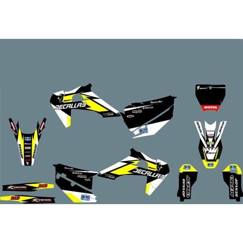 Free customized Graphics Backgrounds DECALS STICKERS For Husqvarna TC FC TX FX FS 150-250 300-450 2019 2020 2021 TE FE 2020-2022