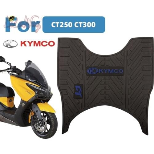 Scooter Motorcycle Mats pedal,For KYMCO CT250 CT300,Rubber Foot Skid Pad Floor Mat Carpet
