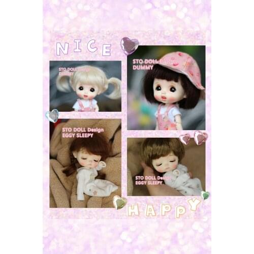 PRESELL Sto dolls EGG Sleepy and DUMMY doll head customization OB11 head