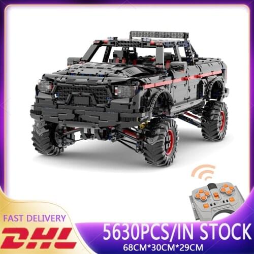 Hot 5360PCS MOC Stely Remote Control Off-Road Vehicle Brick Small Particle DIY Building Block Model Assembly Toys For Kids Gift