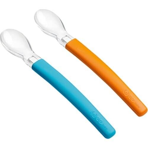 Wee Baby Mama Spoon 2'li (Blue-Orange)