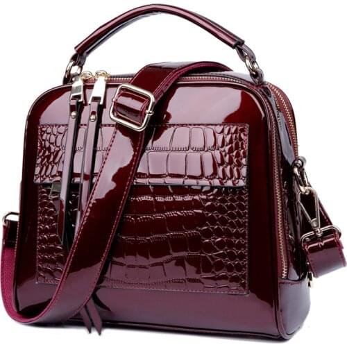Luxury Crocodile Leather Handbags Women Bags Designer Crossbody Bags for Women Shoulder Bag Purse Sac Main Femme Bolsa Feminina