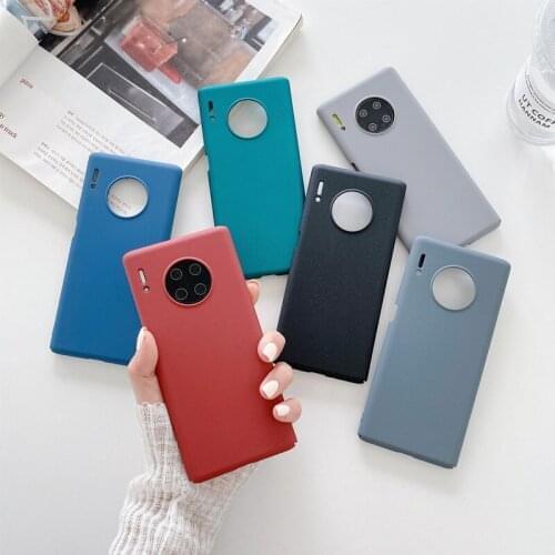 For Huawei Mate 20 X 30 40 Pro Luxury Slim Matte Hard PC Back Cover For Huawei P20 30 40 Pro Plus Frosted Hard Phone Coque