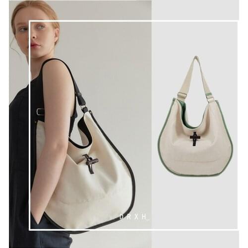 New Fashion Canvas Women Handbags Large Capacity Ladies Shoulder Crossbody Bag Famous Designer Casual Female Tote Messenger Bags