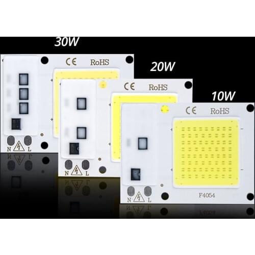 COB LED Chip Lamp Ball Real 10W 20W 30W Integrated 110V 220V LED Light Matrix Spotlight DIY Projector Outdoor Street Flood Light