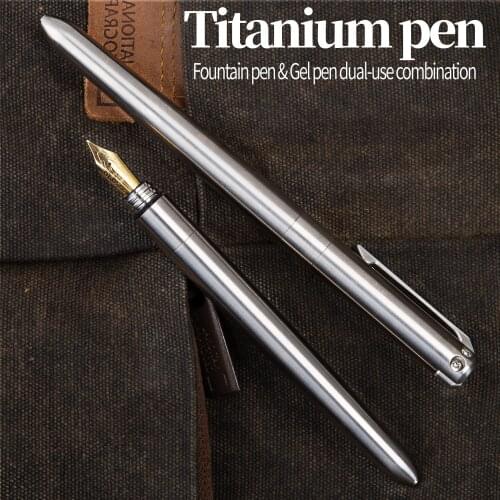 Titanium alloy tactical pen multi-function tactical defense personal pen outdoor broken window sports camping self-defense suppl