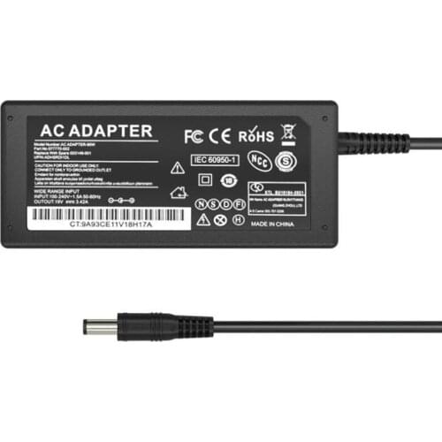Universal 19V 3.42A 5.5*2.5mm 65W Laptop Charger For Toshiba Laptop Charging AC Power Supply Adapter For Acer Netbook