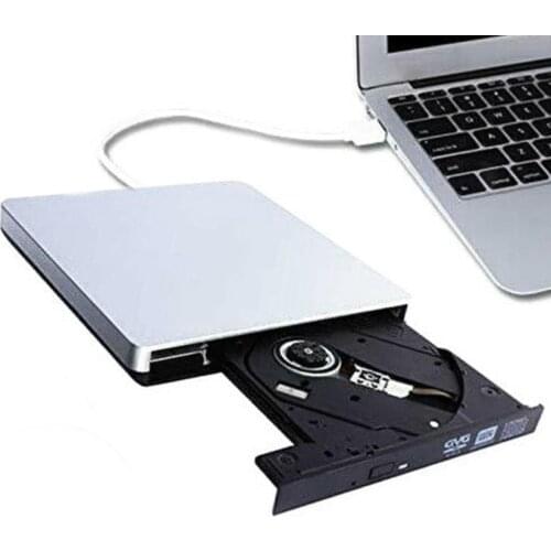 External DVD Drive USB 3.0/USB-C CD DVD+/-RW Drive CD DVD ROM Burner Player Cable for Laptop MacBook Pro Air Windows Desktop PC