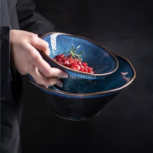 Bowl Japanese Ramen Bowl Frutero Bol Ceramic Bowl Mixing Bowl Saladier Rice Bowl Food Container Restaurant Home Soup Bowl