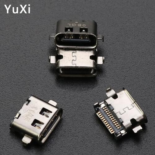 YUXI 1PCS TYPE-C USB Charging Port Plug Connector Socket For Lenovo T480 T580 L480 L580 L490 Charger Connector