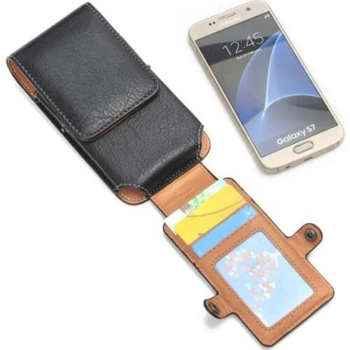 Factory price,Stone pattern pu Leather Waist Bag Clip Belt Pouch Cover For HOMTOM HT50 4G-LTE 5.5"case