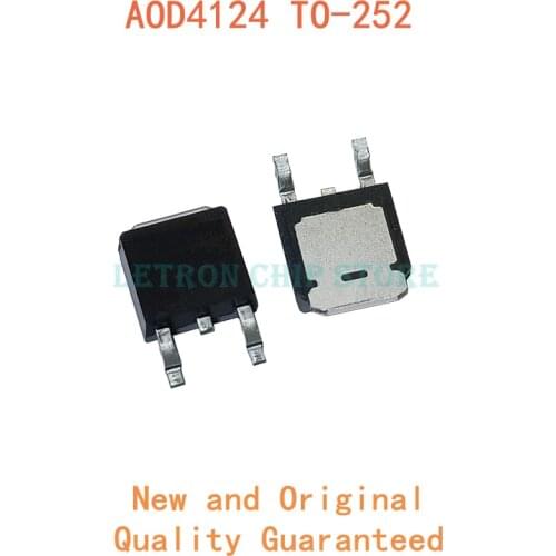10pcs AOD4124 TO-252 D4124 TO252 MOSFET N-CH 100V 54A original and new IC